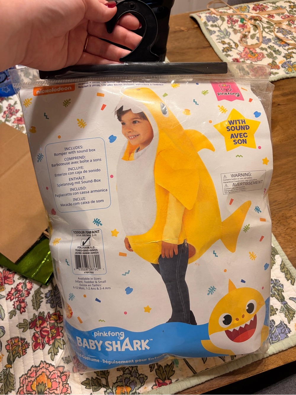 Rubie's Baby Shark Shark Halloween Costume